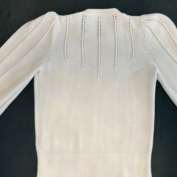 Lauren Ralph Lauren Ivory/Off White Knit Sweater (Small) - Picture 2 of 6